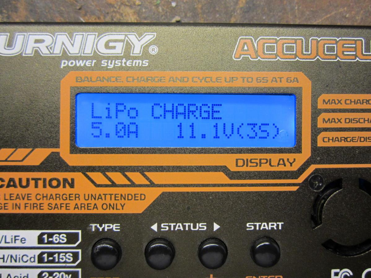 Turnigy Accucel 6 Charger - 50W, 6A - R/C Tech Forums