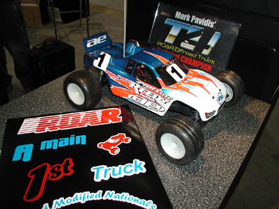 Another championship-winning vehicle, this time Mark Pavidis' T4 he piloted to the 2WD Modified Truck title. (Click to enlarge)