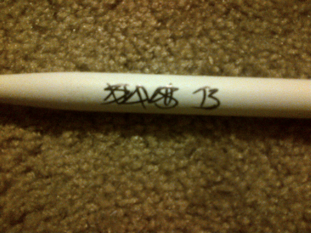 travis barker signed drumsticks