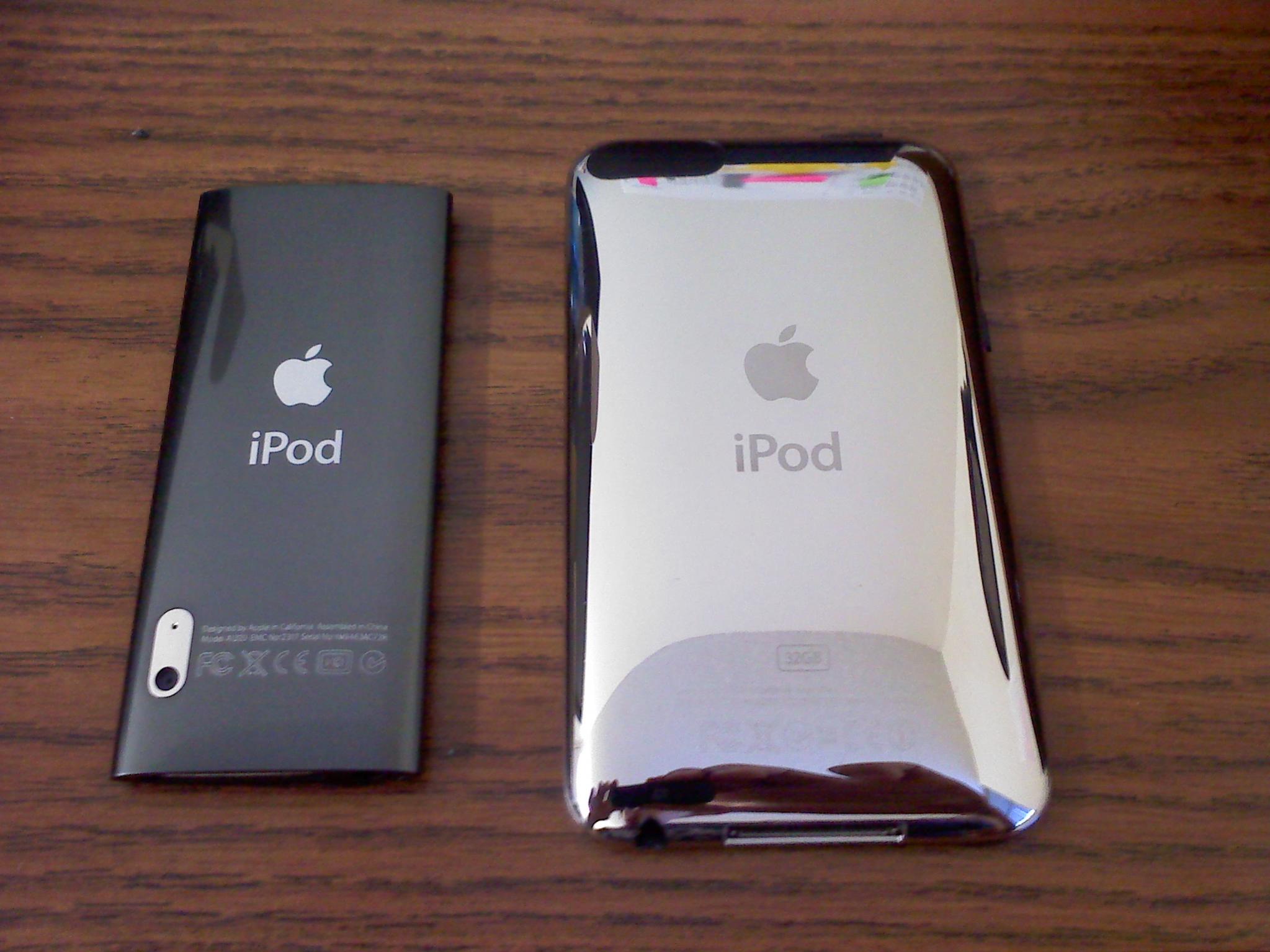 FS: IPOD 3rd 32gb and NANO 5th with camera 16gb LIKE NEW!! - R/C Tech