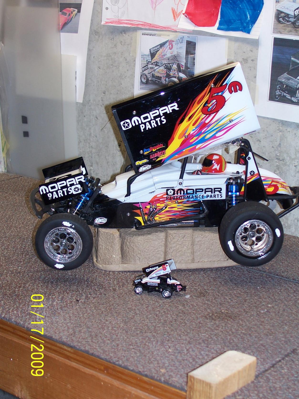 traxxas slash sprint car body