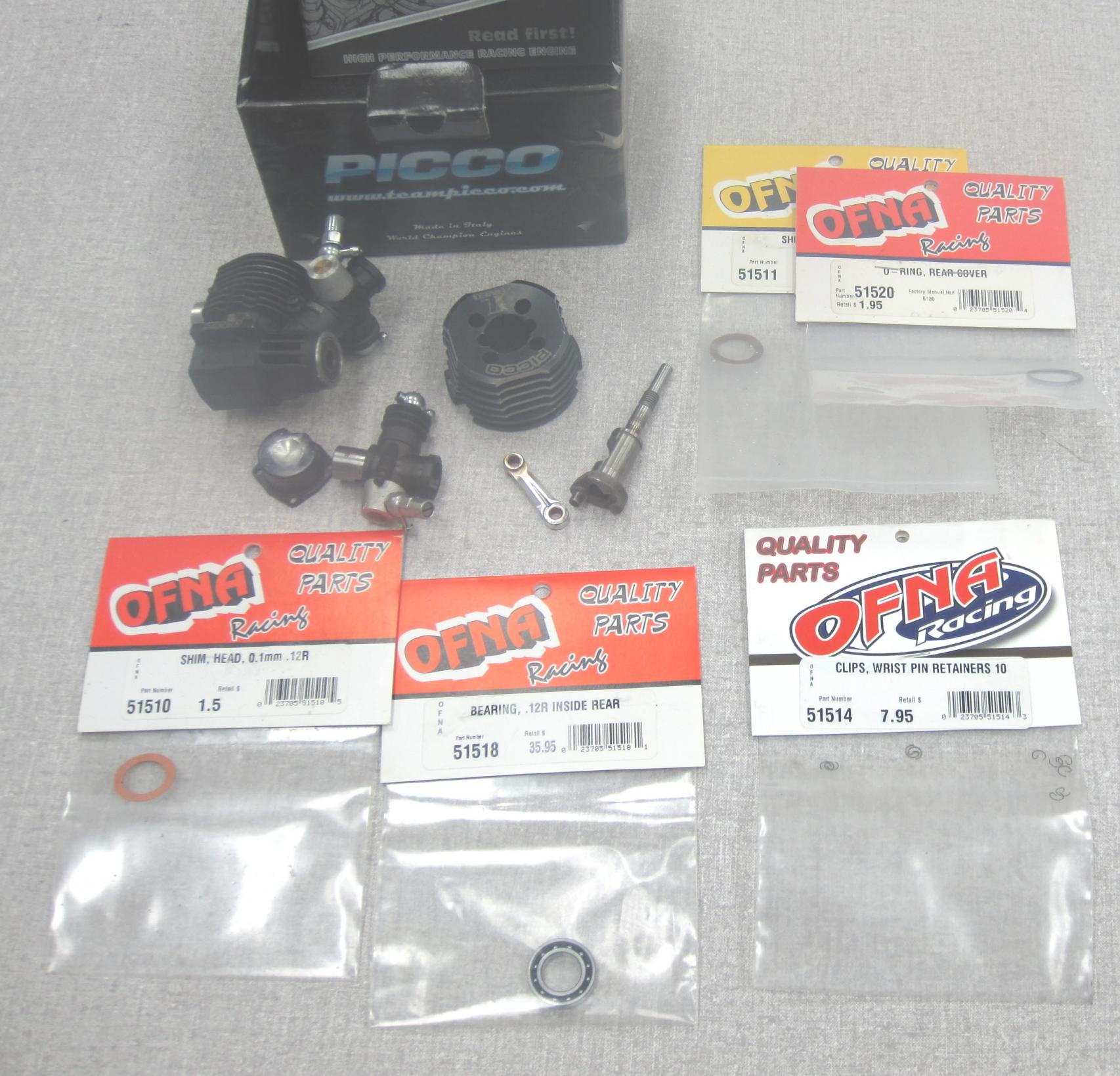 Kyosho V-one RRR 3D Clutch, NIP pinions, Picco Evo 3 JLr Tuned parts ...