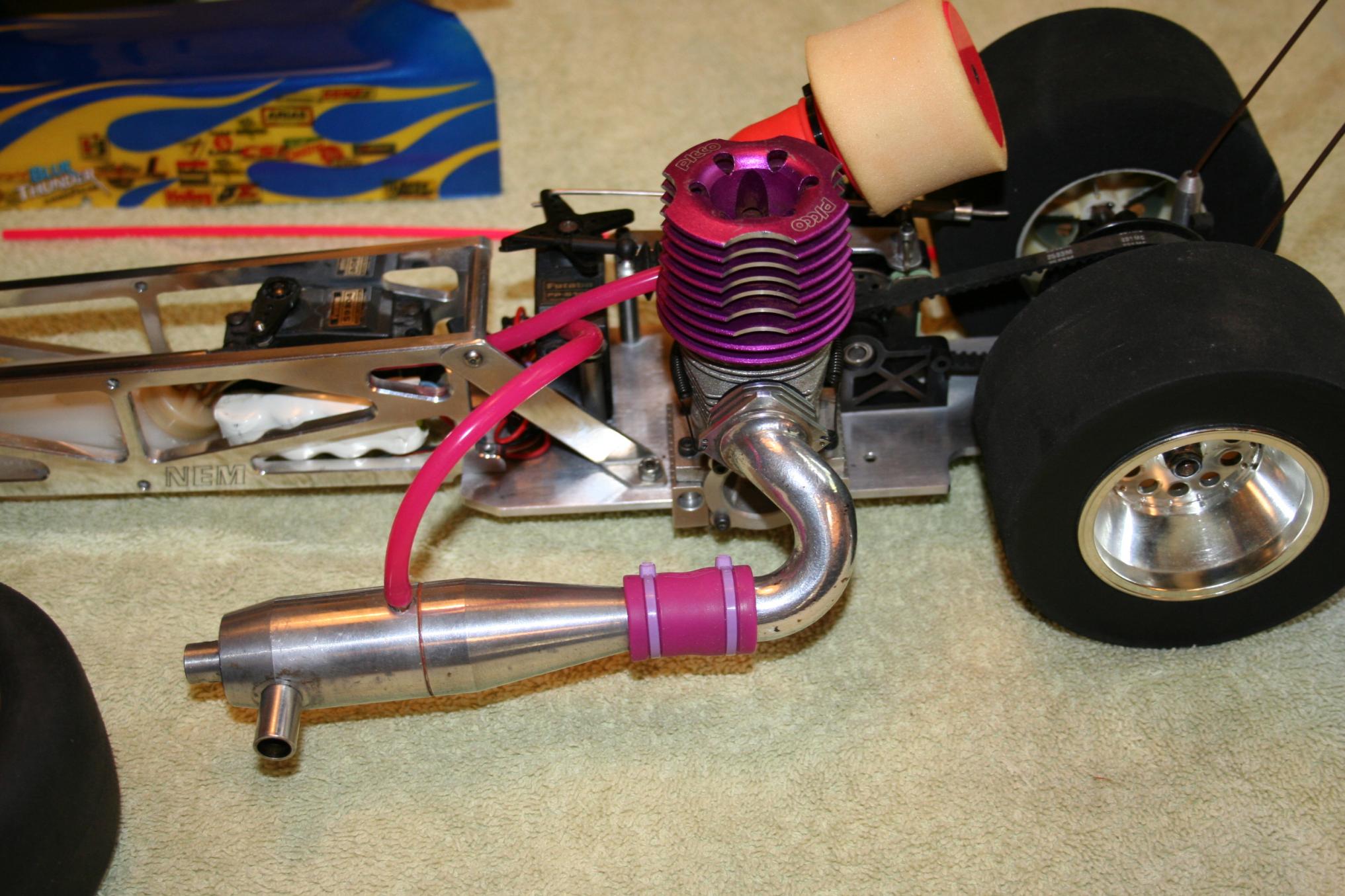 gas powered rc dragster